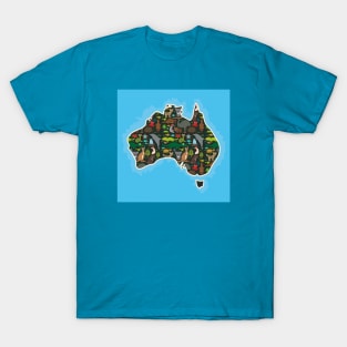 Map of Australia T-Shirt